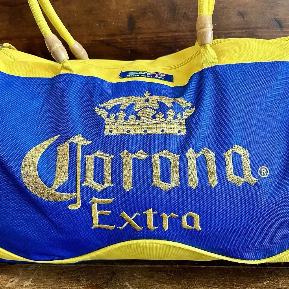 VINTAGE CORONA Copa Beach Sport Surf Corona Extra Beach Duffle Bag
